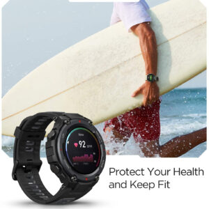 Amazfit T-Rex Pro pametna ura puščavsko siva - slika 3