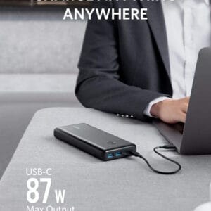Anker PowerCore III Elite 25600mAh 87W prenosna baterija za prenosnike - slika 4