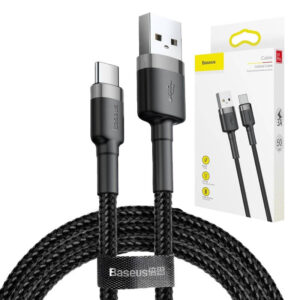 Baseus Cafule USB-C kabel 2A 3m (črno-siv) - slika 1