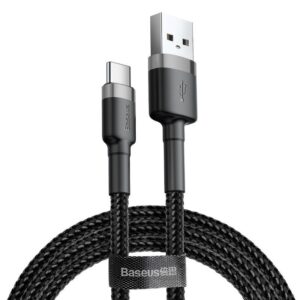 Baseus Cafule USB-C kabel 2A 3m (črno-siv) - slika 2