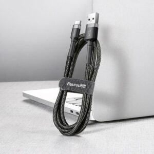 Baseus Cafule USB-C kabel 2A 3m (črno-siv) - slika 8